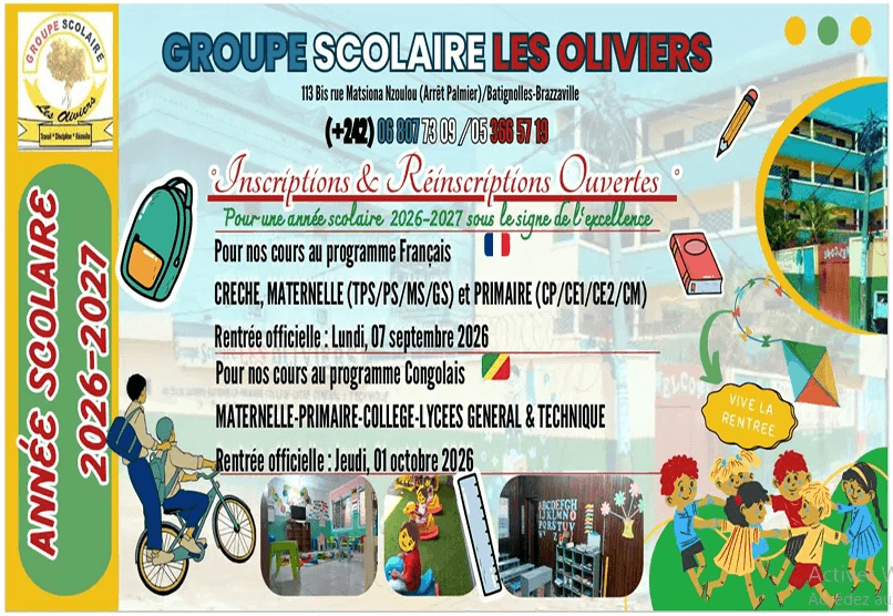 Rentrée scolaire, programme congolais
